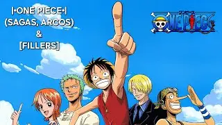 Mapa Completo de One Piece! Sagas, Arcos e Fillers em Ordem!