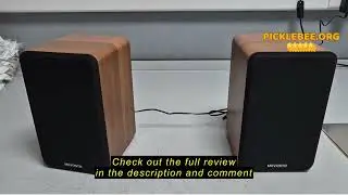 Review MEVOSTO Active Bookshelf Speakers 36W RMS - BT 5.4 Wireless PC Speaker with 5'' Woofer, Studi