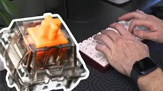 Dusk Panda Tactile Switches Typing Test (TOFU65)