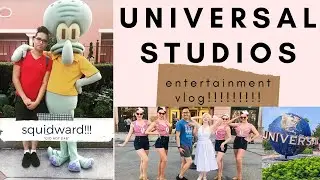 meeting squidward at universal studios + other quirky fun!