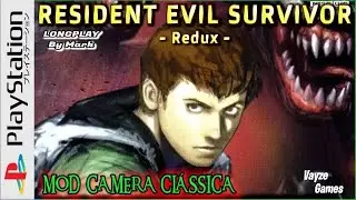 RESIDENT EVIL SURVIVOR Mod de Camera Cl&aacute;ssica do Playstation (PS1) NOSTALGIA Console | com 𝑽𝒚s𝒆