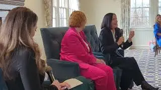 Mayor Ruthanne Fuller speaks at Fireside Chat