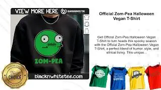 Official Zom-Pea Halloween Vegan T-Shirt