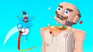 Choping A Human Body In Half With Oggy And Jack | Rock Indian Gamer |