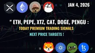 Today Premium Trading Signals ETH, PEPE, XTZ, DOGE, PENGU  | Jan 4, 2026