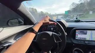 SRT JEEP AND CAMARO SS CRUISE ON THE HIGHWAY!