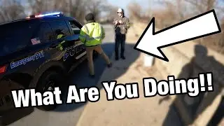 Confronted By Police While Magnet Fishing