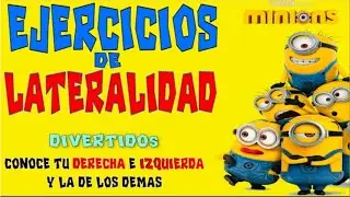 MINIONS EJERCICIOS DE  LATERALIDAD, REACCION  DIVERTIDOS  EDUCACION FISICA