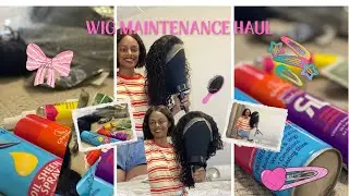 Wig Maintenance Haul | First Video for 2026| Diaries of an Overstimulated Mom 