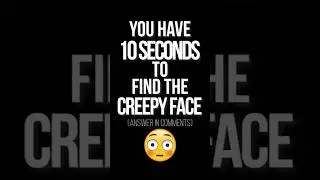 👀 Uncover the Hidden Creepy Face | Visual Challenge 👻 | Can You Spot It in 10 Seconds?! #shorts