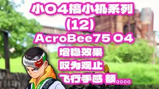 NewBeeDrone AcroBee75 O4 小O4增稳新思路 效果叹为观止 小O4搞小机系列12  #穿越机fpv #穿越机教学