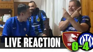 Live reaction Salernitana-Inter 0-4