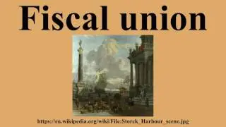 Fiscal union