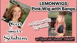 Amazon wig #8: LONG PINK OMBRE WIG WITH BANGS by Lemonwigs!!! Plus 4 Other Wigs!!!