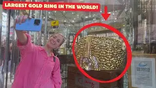 DUBAI Gold Souk Tour | Largest GOLD RING in the World!