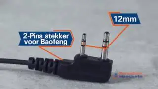 Baofeng Portofoon Oortje - Portofoonheadsets.nl