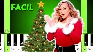 All I Want For Christmas Is You - MARIAH CAREY - CANCION NAVIDEÑA - Piano Facil