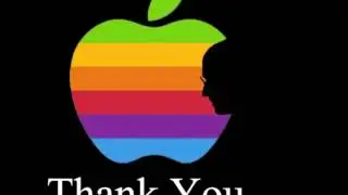 New Apple Logo Steve Jobs silhouette