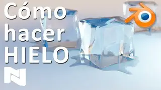 Crear hielo 3D en Blender Tutorial Blender español para principiantes