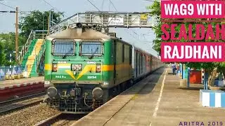 Wag9 With Sealdah Rajdhani+Rarely Captured Trains At Broad Day Light Compilation.Indian Railways.