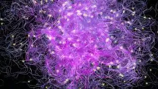 C4D Particle Tracer, with ForceField using hair for splines