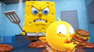 ESCAPE SPONGEBOB’S KRUSTY KRAB… BUT I’M CHICKY! (Scary Obby Roblox) Ep1