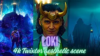 LOKI 4K Twixtor CC Scene Pack | Aesthetic Cinematic Visuals from Loki Series | 4K Clips for Editing