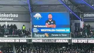 SC Paderborn 07 - SC Preußen Münster 25.01.2026 Mannschaftsaufstellung und Hymne 1/2