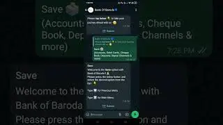 bank of baroda ka WhatsApp per bank statement kise nikale###