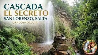 CASCADA OCULTA DE SAN LORENZO |  ZONA DE DERRUMBES 🪨 | #salta #argentina