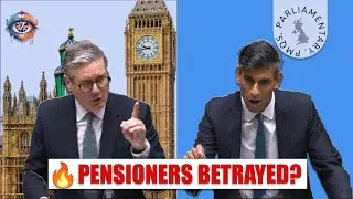🔥 Explosive PMQs Showdown: Rishi Sunak Grills Keir Starmer Over Pension Cuts! 💥