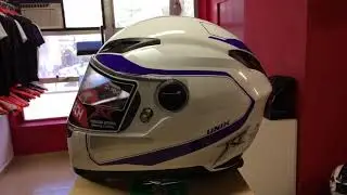 Capacete Race Tech 501 Evo Unik Branco/ Roxo11-99806-4072