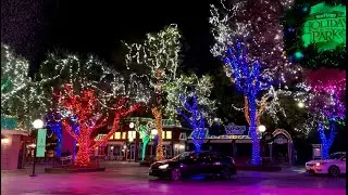 Over one million lights at Six Flags&rsquo; holiday drive-thru