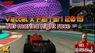 Abu Dhabi Night Race 🇦🇪 | #Ferrari 2019 | Sebastian Vettel #F1 Gameplay #viral 