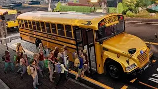 Bus Simulator 21 Next Stop - Official School Bus Extension ! GeForce RTX 4080 16GB + i9 13900K !