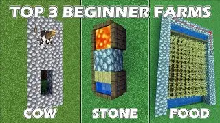 Top 3 Beginner Farms In Minecraft | Singhz Gaming @Minecraft @Minecraft