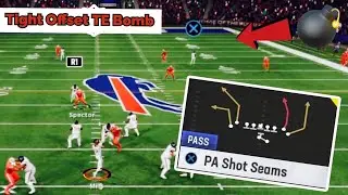 How To Bomb Cover 4 Drop & Match Coverage In Madden 23! | Tight Offset TE Bomb |
