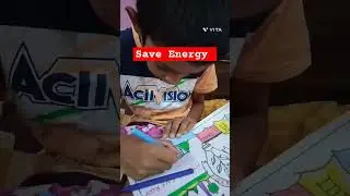 save Energy #education#Renewable sources of energy #kids drawing