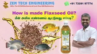 flaxseed oil crushing 7339197774 ZEN TECH ENGINEERING Automatic cold pressed oil machine MARACHEKKU