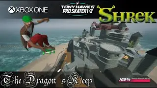 The Dragon´s Keep Shrek | Tony Hawk´s Pro Skater 1+2 [XBOX ONE] Create a Park #shrek #thps