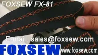 Double Needle Cylinder Bed Moccasin Ornamental Decorative Stitching Sewing Machine Cams Controlled