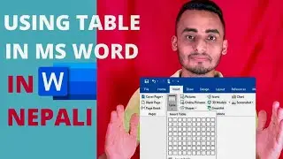 Ms word table tutorial in nepali