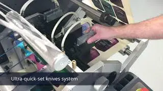 Quick ChrushKnives for label finishing production