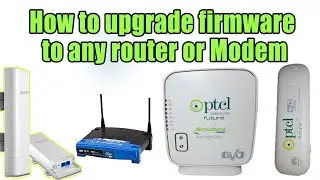 how to upgrade wireless router or modem firmware