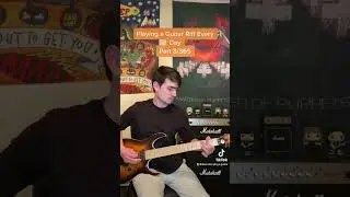 Playing a Guitar Riff Every Day Part 8/365: Breaking the Law - Judas Priest
