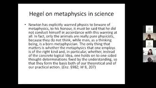 Nature in GI: Anton Kabeshkin - Hegel and the Rationality of Nature