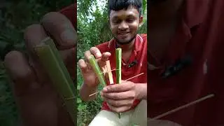 making boat with banana leaf #survival #experiment #ideas