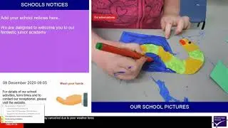 Repeat Signage software - How to create a school digital signage presentation