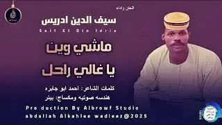 سيف الدين ادريس... اغنيه...|ماشي وين ياغالي راحل |New2025‏‏‏‏‏