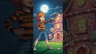 Pepo and the Haunted Candy House!🍭👻#HalloweenKids
